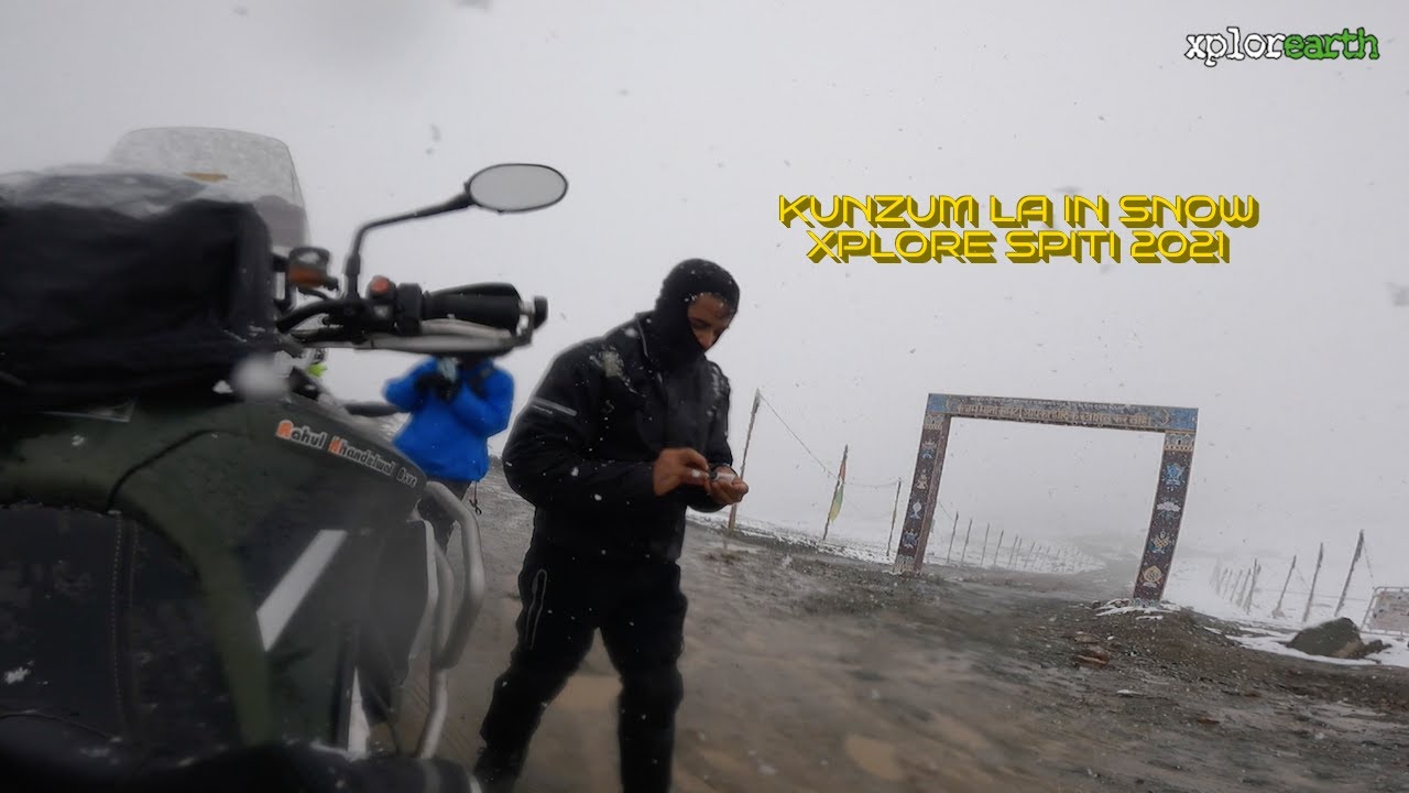 KUNZUM LA IN SNOW - XPLORE SPITI 2021