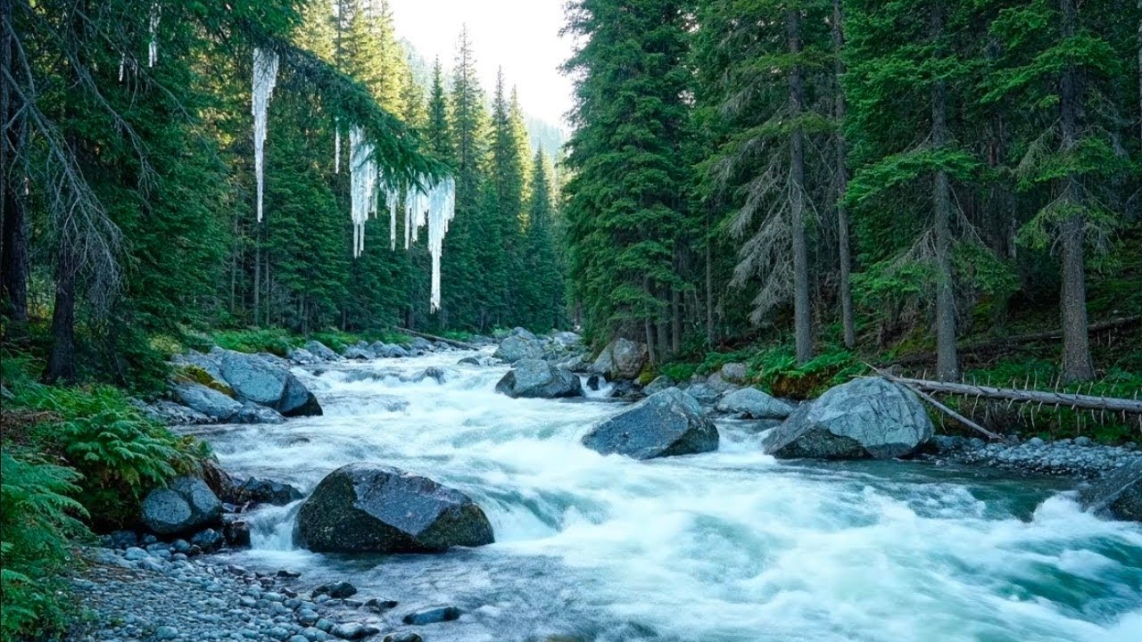 Gentle River Nature Sounds | Relaxing Flowing Water Ambience for Sleep, Focus & Inner Peace