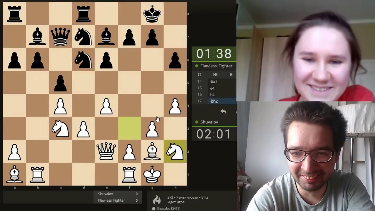 #1 Евгений ШУВАЛОВ 🆚 Полина ШУВАЛОВА ⚡ Дебют Рети ♟ Блиц