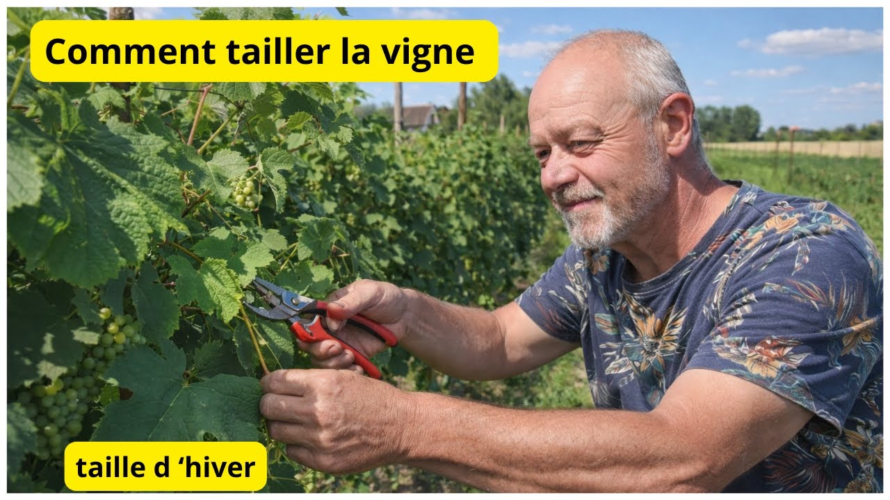 Taille de la vigne de table ( petit rappel )