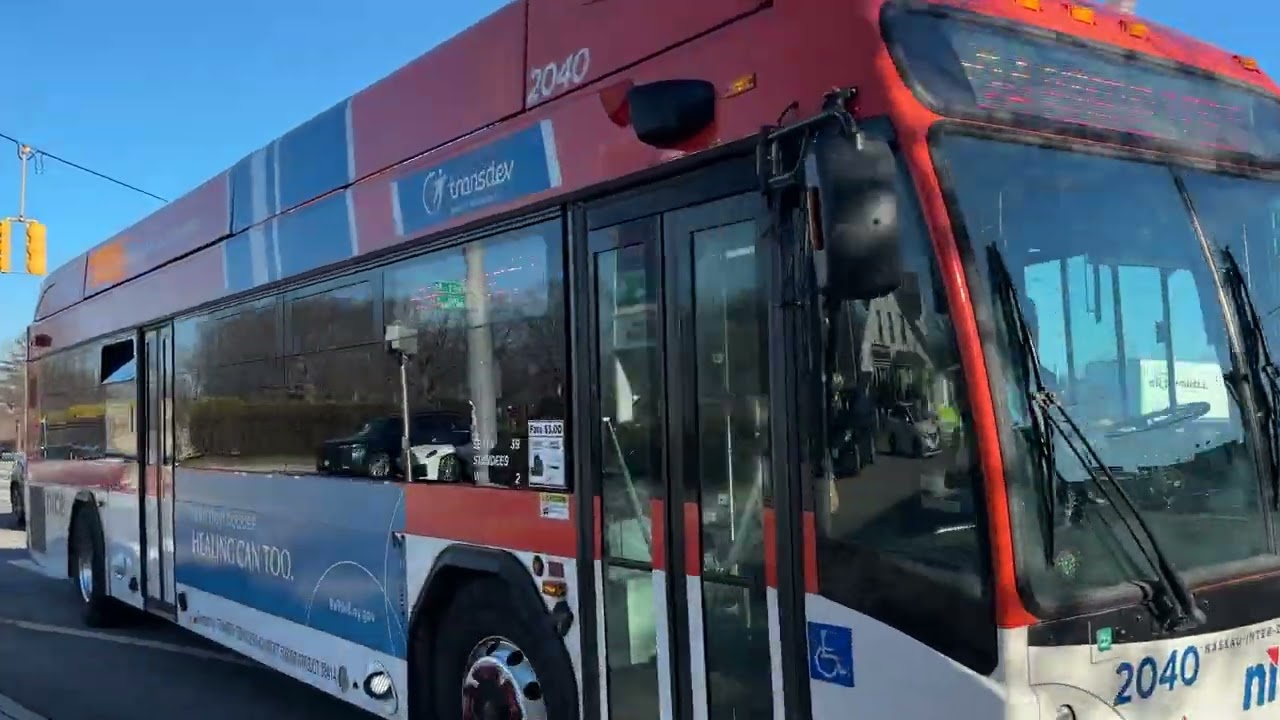 NICE Bus: 2021 Gillig BRT+ CNG 2040 n24 with new Hanover signs