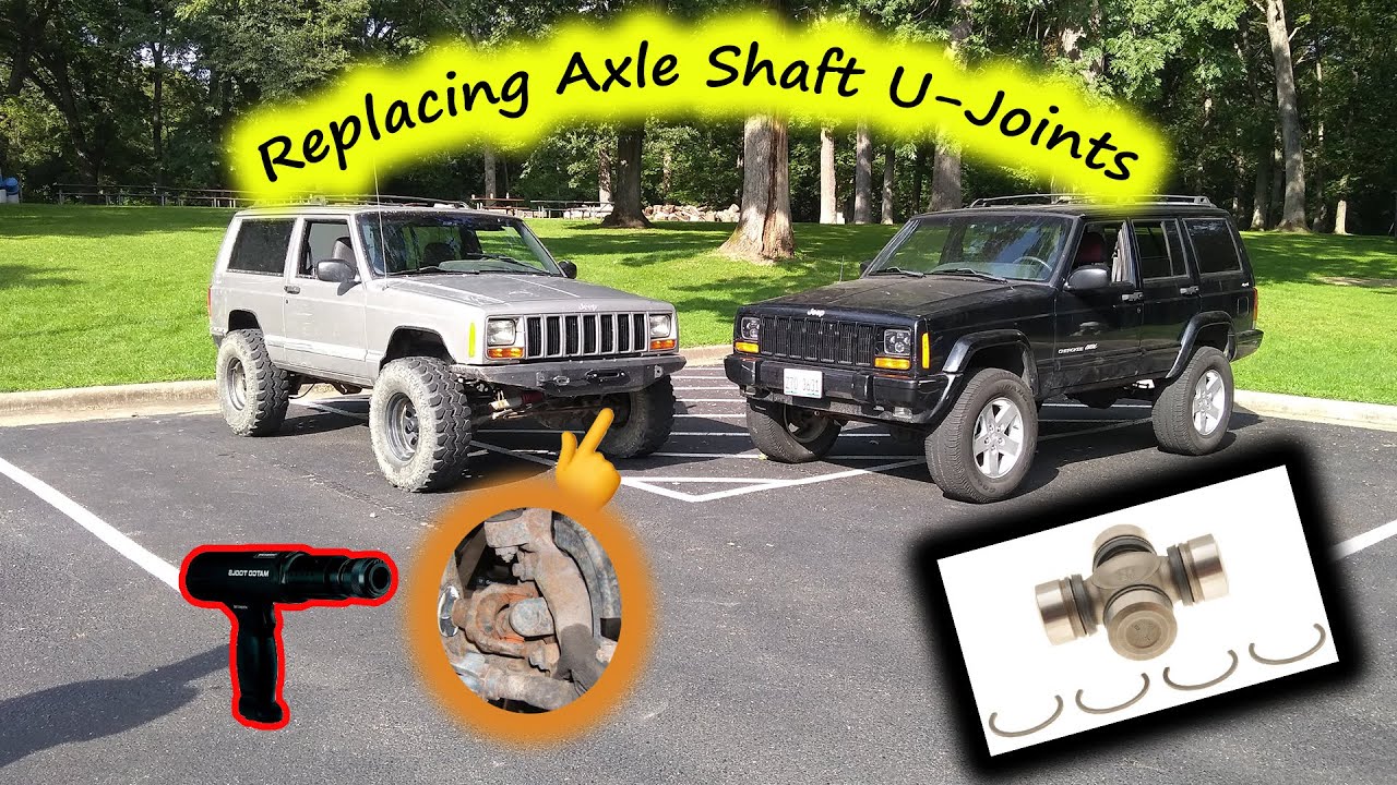 Замена карданных шарниров полуосей JEEP XJ