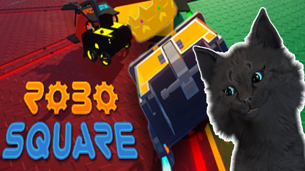 Супер Кот на крутых машинках 🐱 RoboSquare