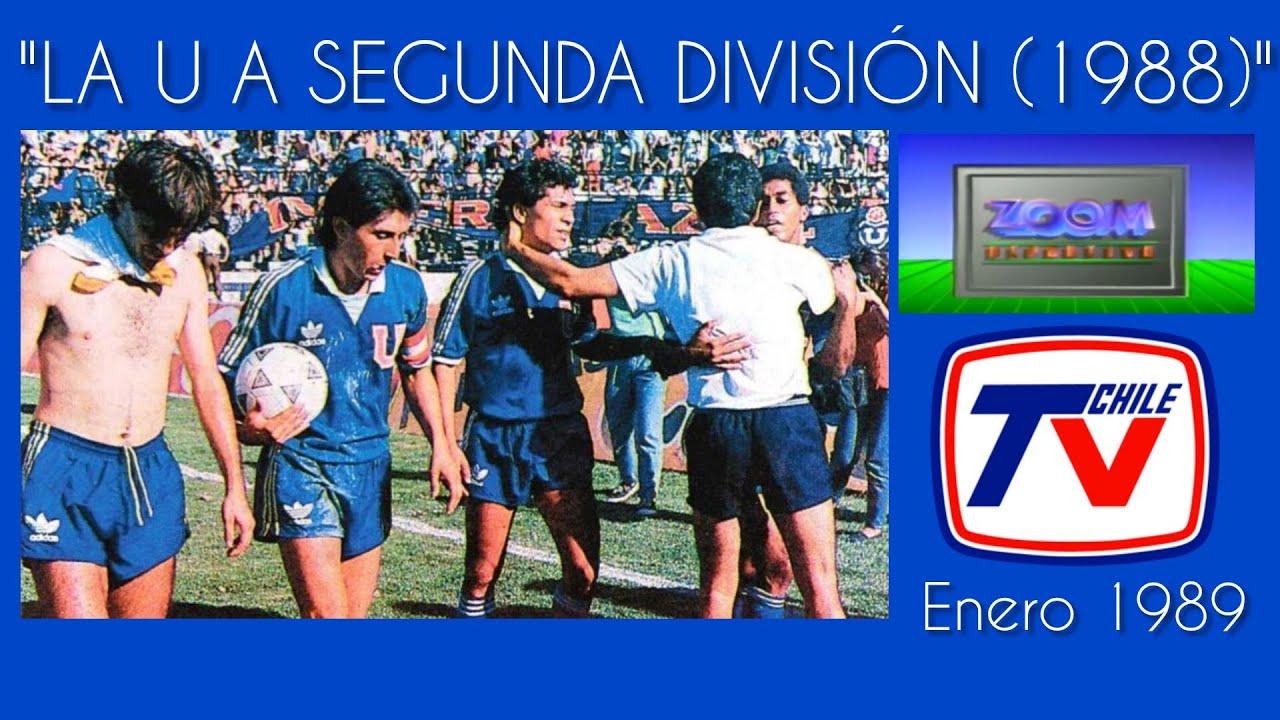 Zoom Deportivo: El Descenso de la Universidad de Chile (1988) -  TVN Chile / Enero 1989