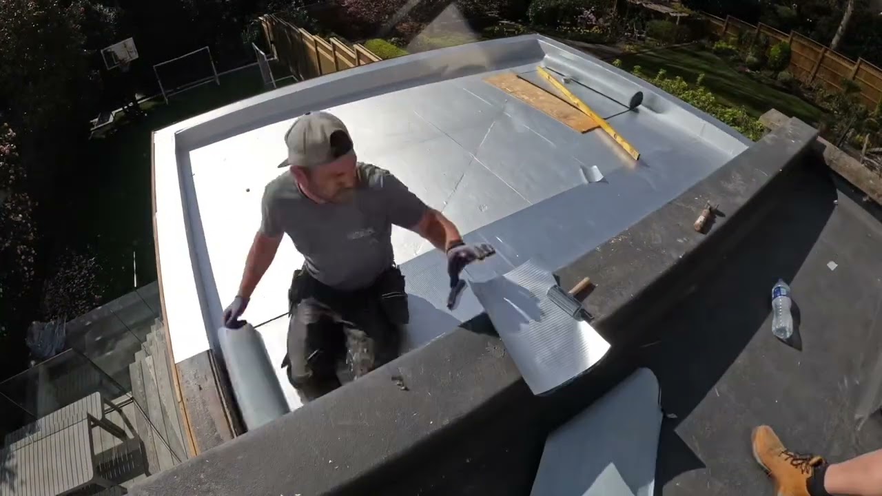 Stripping and redecking a failed grp warm roof