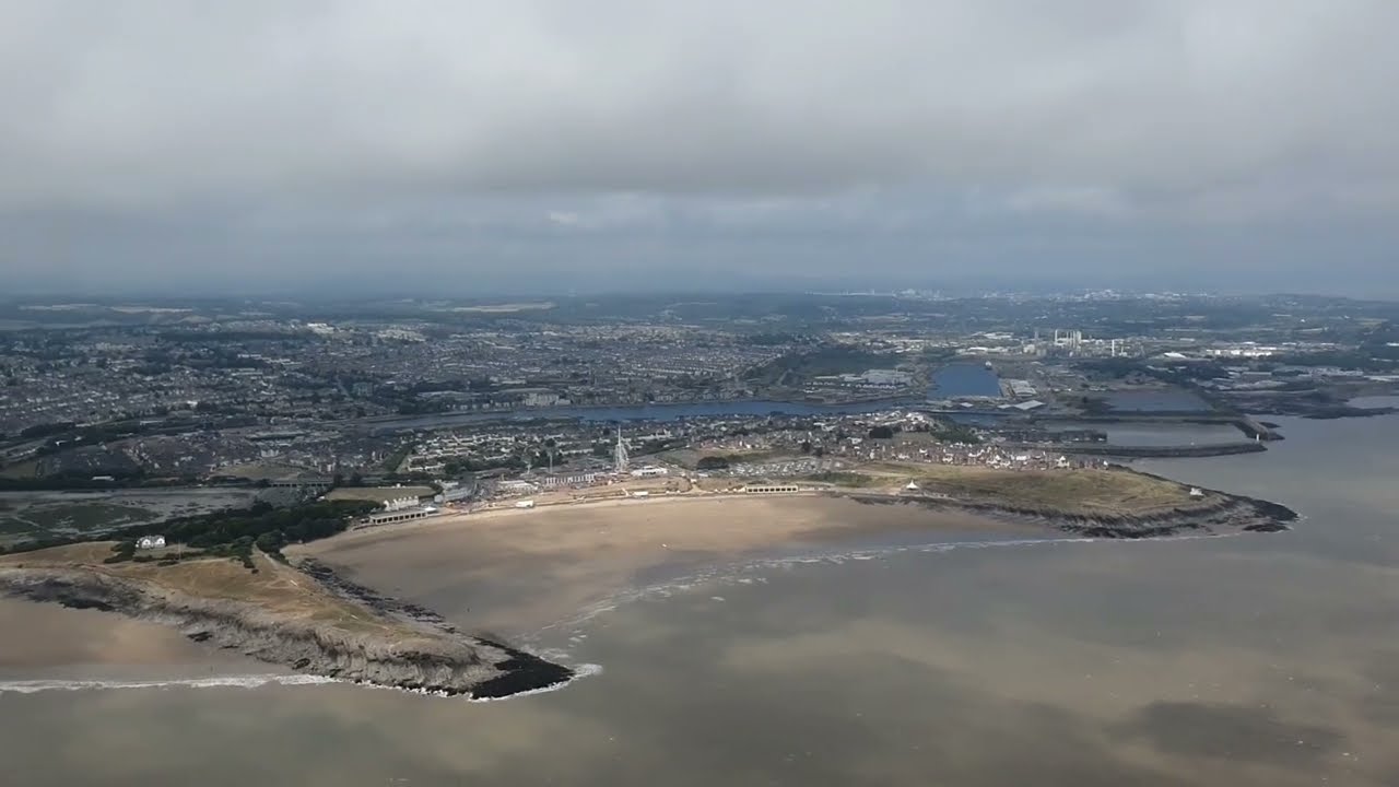 Landing At Cardiff Wales Airport 31.07.2022.