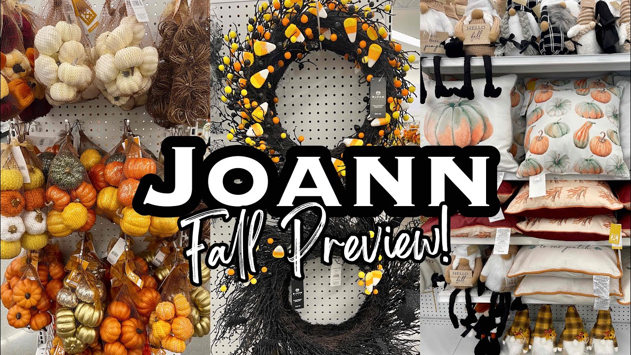JOANN FALL PREVIEW 2023 &bull; FALL & HALLOWEEN DECOR &bull; SHOP WITH ME