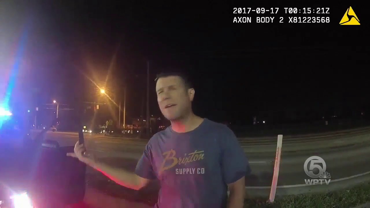 Body cam: Boynton Beach Police officer pulls over major for speeding