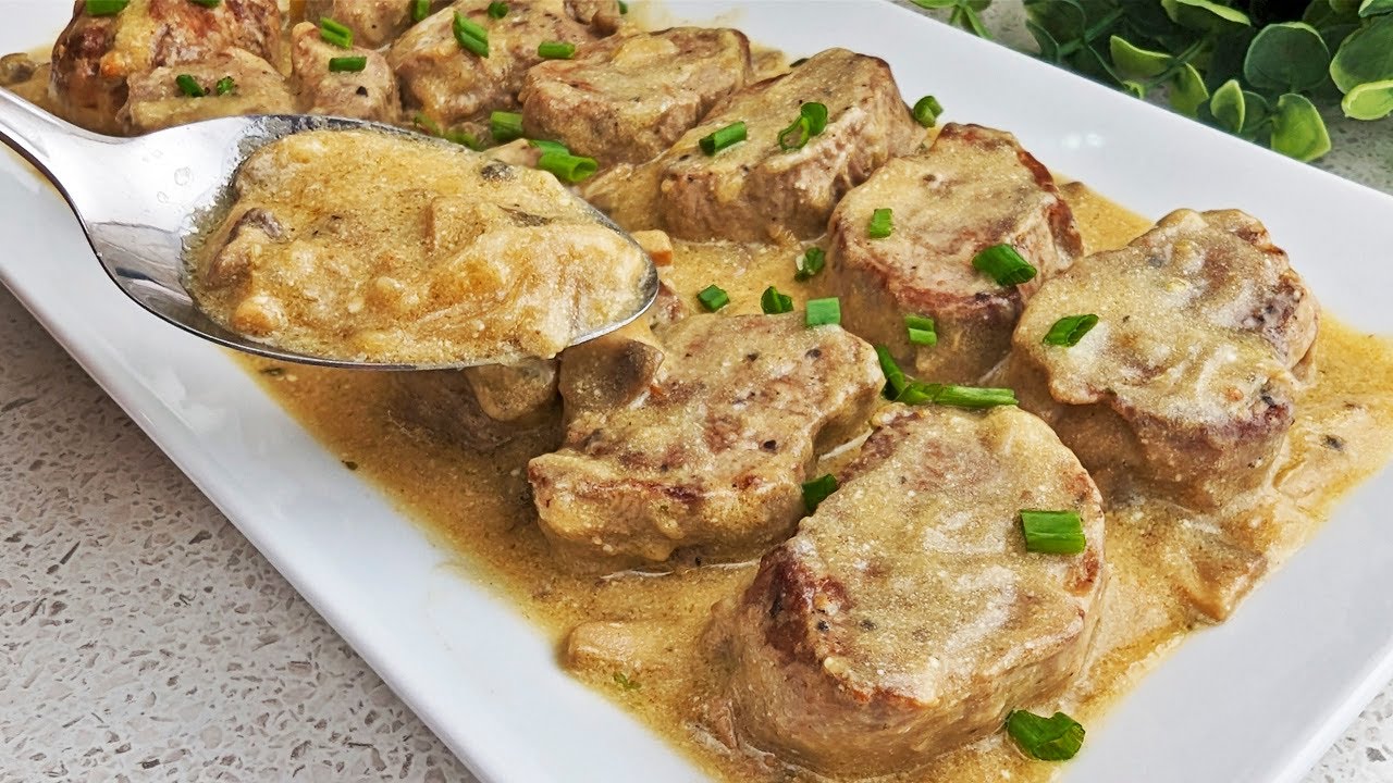 Готовлю так быстро и вкусно, когда гости приходят незваные! Сковорода, полная вкусного мяса