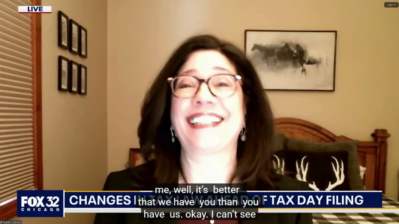 Recently, Robbin E. Caruso appeared on Fox 32 to share essential guidance for navigating tax season.
