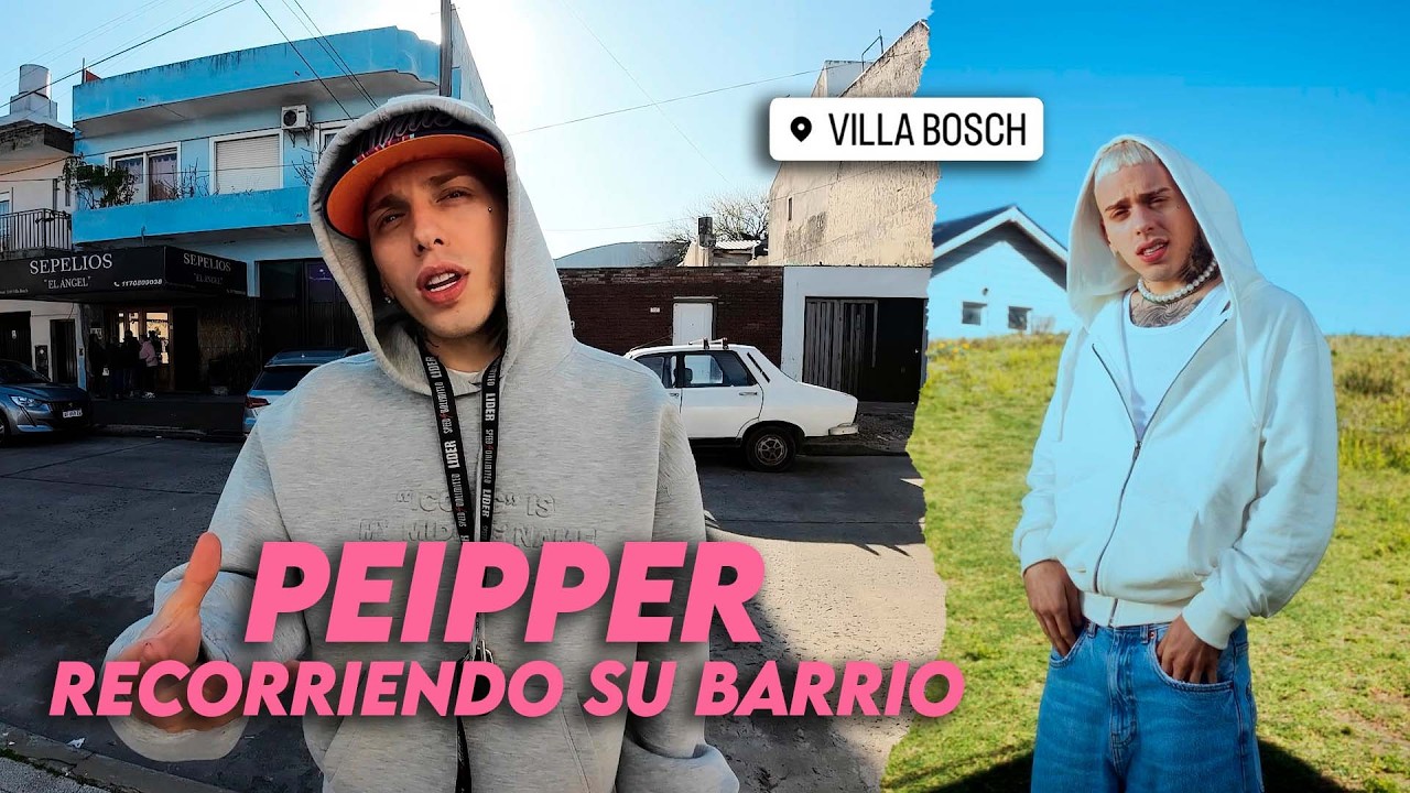 Recorriendo el BARRIO del PEIPPER: RKT y Reggueton - Amigos d Infancia - Su vieja CASA | Villa Bosch