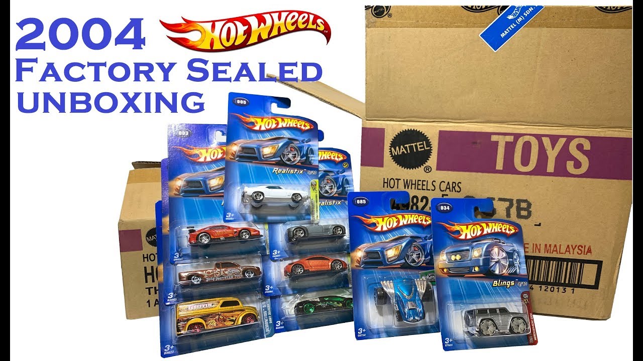 2004 Hot Wheels Factory Sealed Case Unboxing