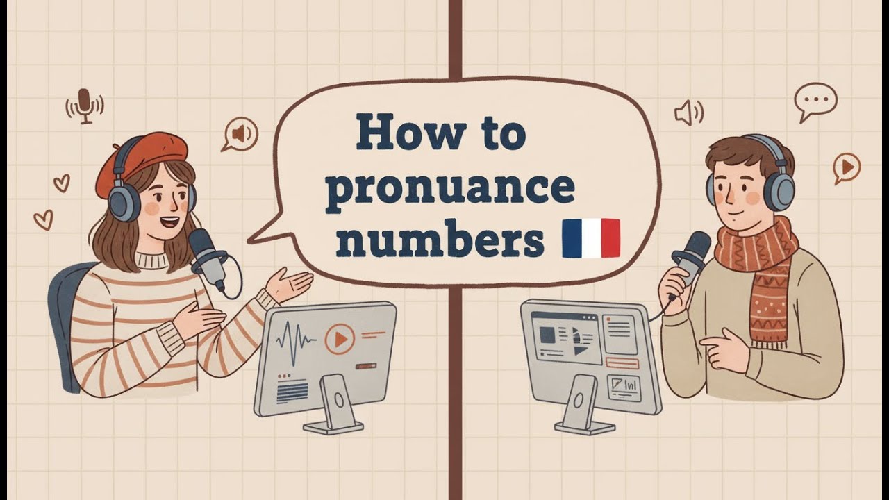 French numbers A1-A2🇫🇷 (counting and pronunciation) | Podcast with teacher for beginners