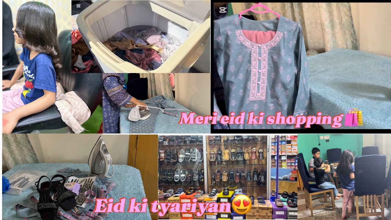Eid ki tyariyan|eid shopping vlog|How i Prepared for eid|Stress free eid preparations 🌹