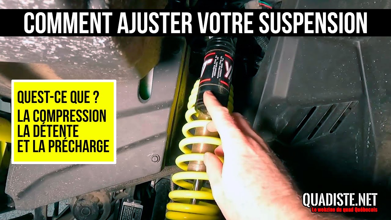 Comprendre et ajuster les amortisseurs de votre VTT (CFORCE 1000 2021)