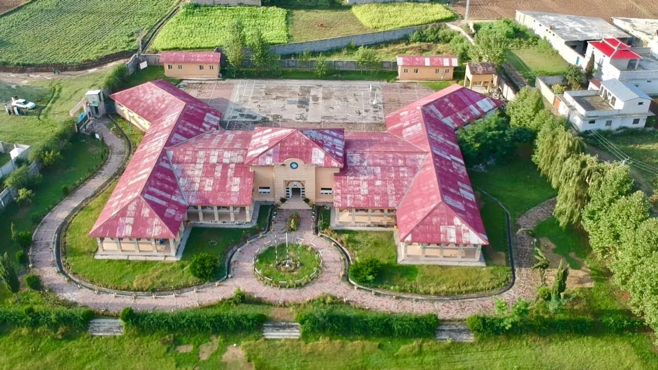 Aerial View Of Northern Pakistan | GHS Chattar Plain Mansehra | Pakistan 4K Drone Footage