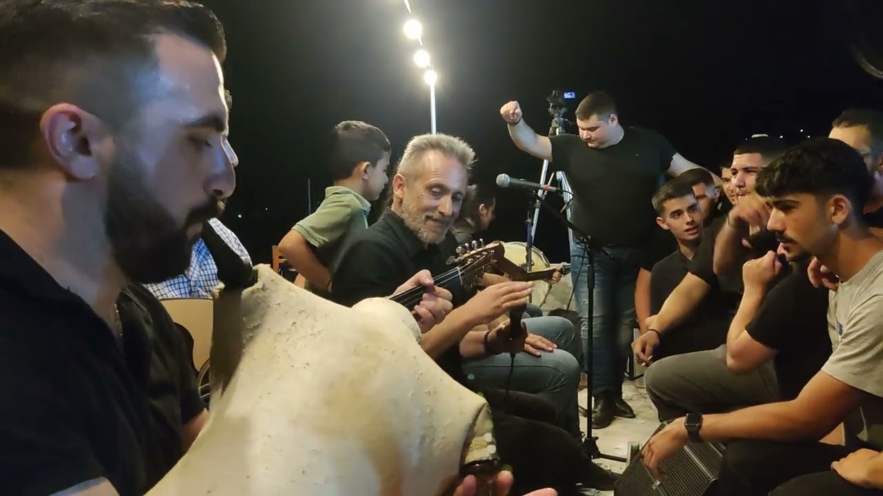 Ασκομπαντούρα.Βρέντζος Γιώργης (Κάτης),Αχιλλέας Δραμουντάνης ,Μιλτιάδης Βαρουχάκης καλοκαίρι 2023