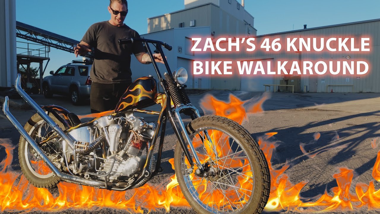 Победитель конкурса Biltwell People's Champ, мотоцикл Zach's (@hellonwheels) Harley FL Knucklehea...