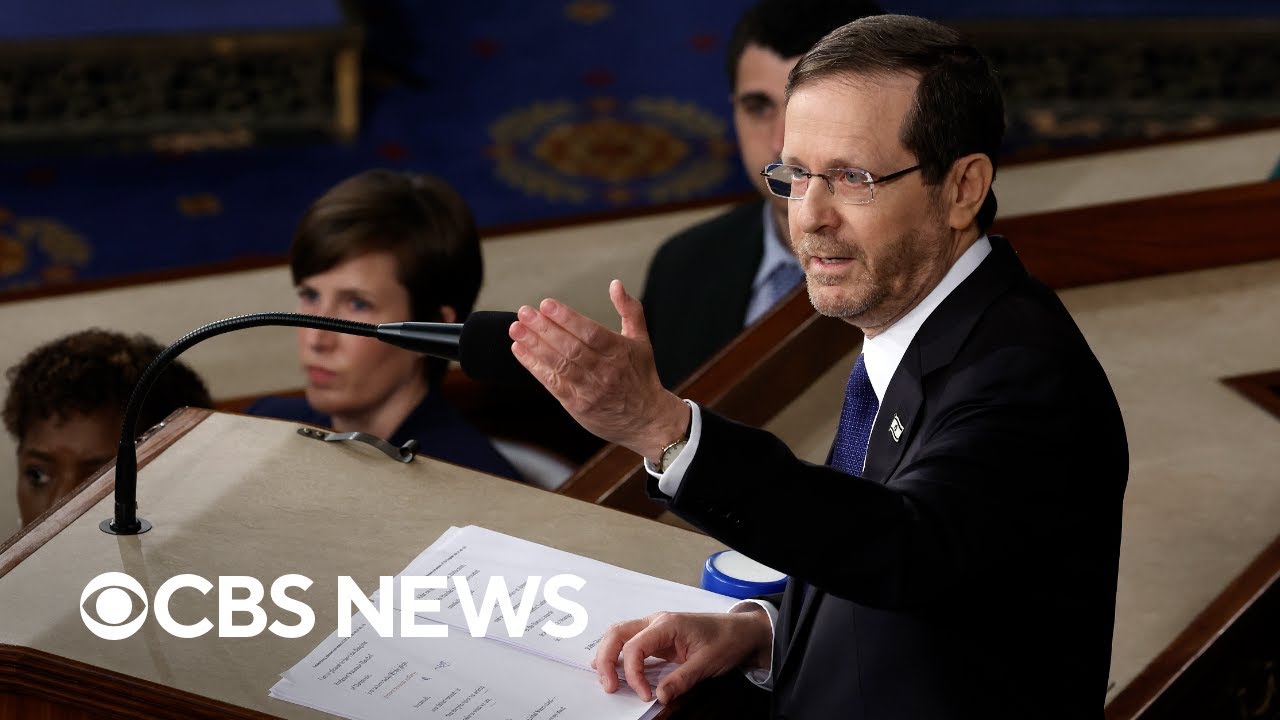 Israeli President Isaac Herzog addresses Congress, emphasizing strength of U.S. ties | full video