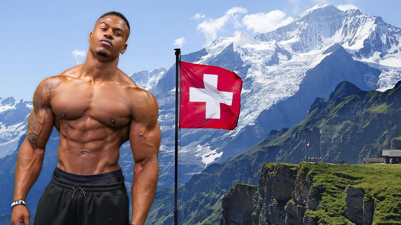 PUMPING IRON IN SWITZERLAND | Simeon Panda & Chanel Coco Brown