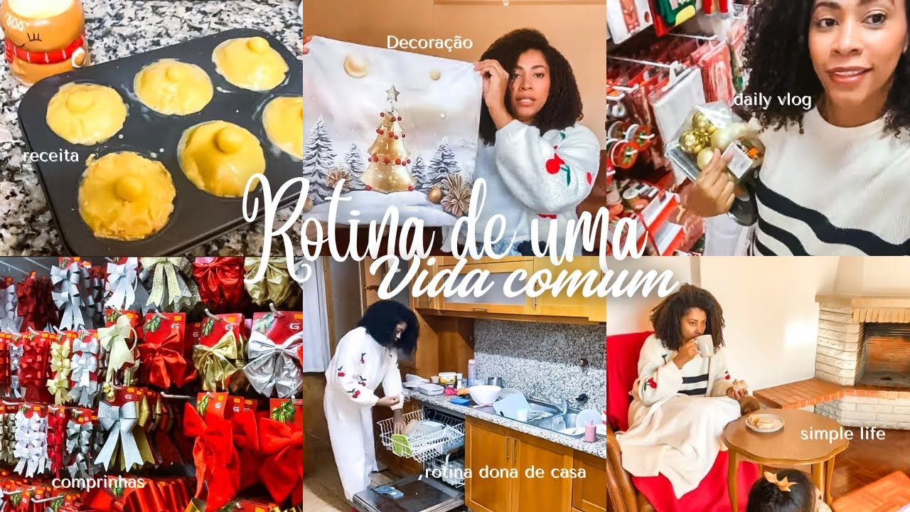 Compras de decoração de natal🎄morando sozinha com a filha, fiz empadas rotina de dona de casa