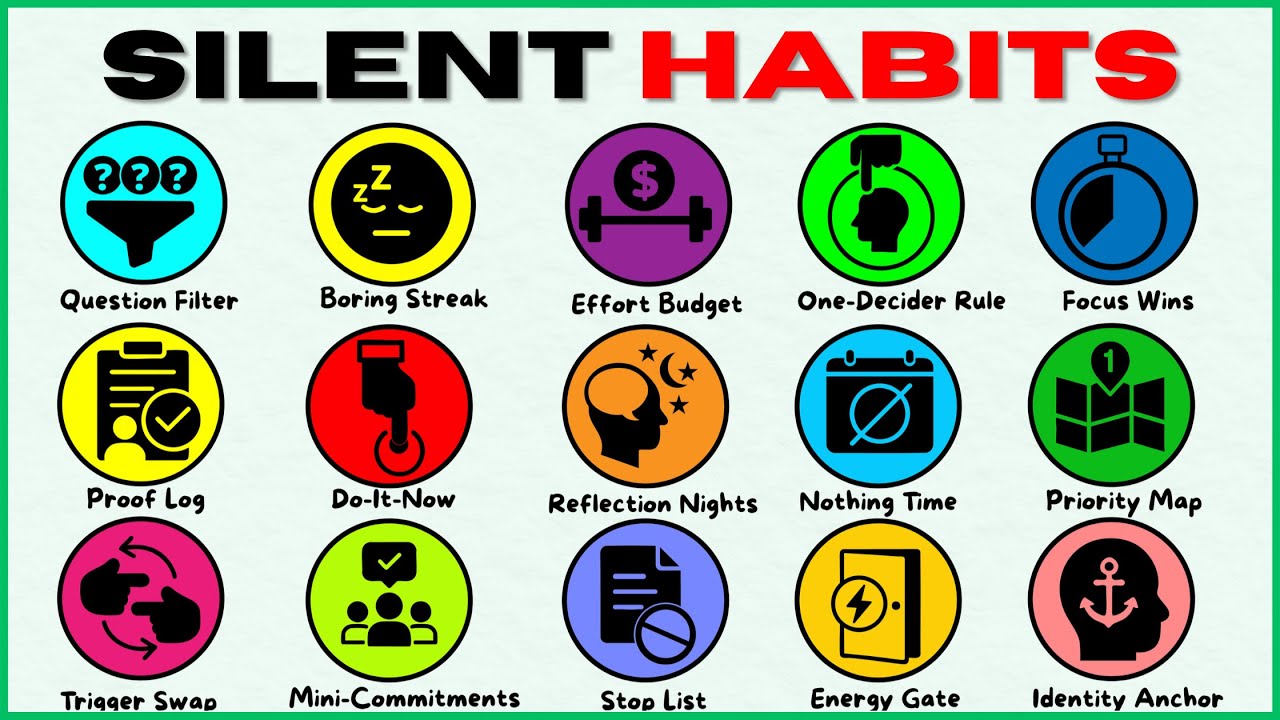 Every Habit That Silently BUILDS Success (No Motivation Needed)