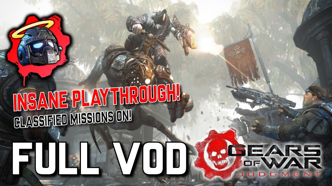 Completing the ultimate challenge! Gears of War Judgment on Insane WITH 'Classified Missions'!