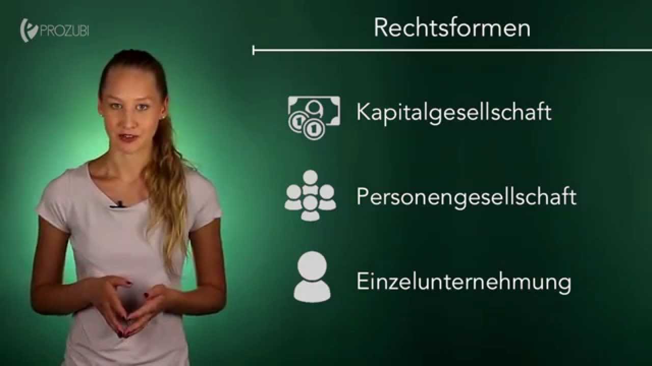 Rechtsformen von Unternehmen | Wissen f&uuml;r die Ausbildung | Prozubi.de