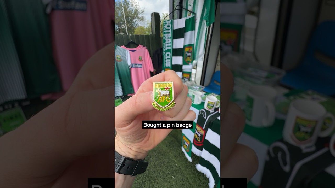 Checking out Hendon FC hospitality ⚽️