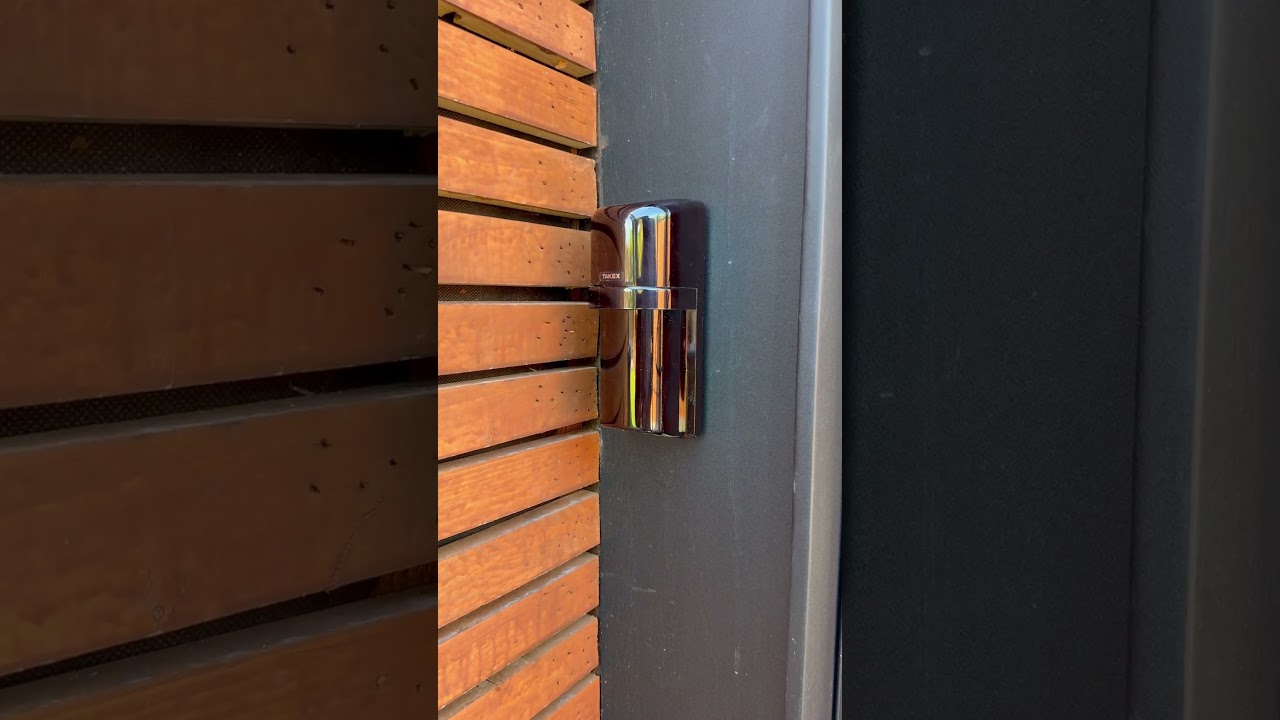Takex External Laser Beam Detector | Installed with Texecom Alarm Systems in Ilford, Redbridge.