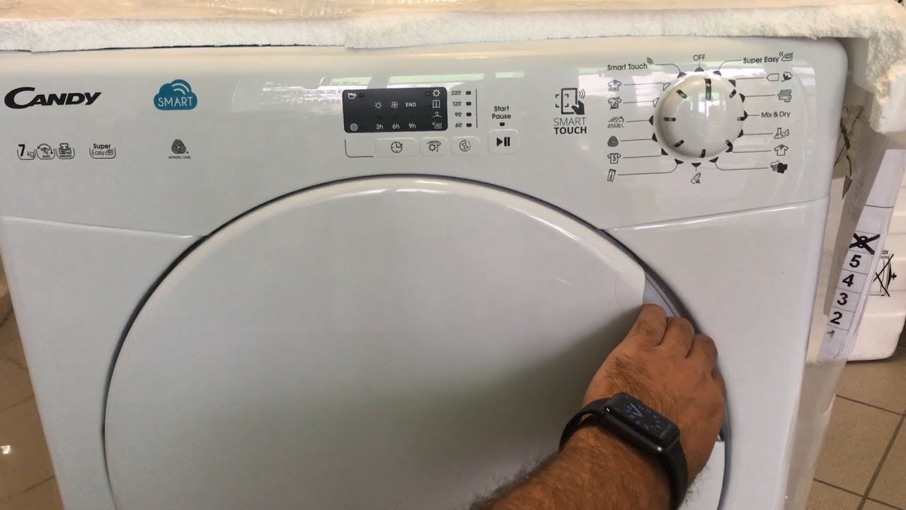 🌞🌬👚🧦 👉Candy CS C7LF S  tumble dryer (szárítógép)  