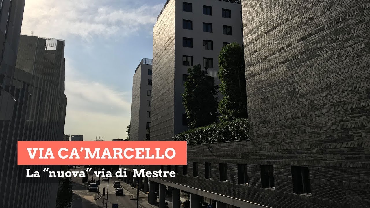La nuova via Ca'Marcello di Mestre