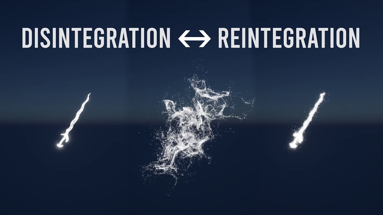 Unreal Niagara VFX Tutorial - Disintegration and Reintegration