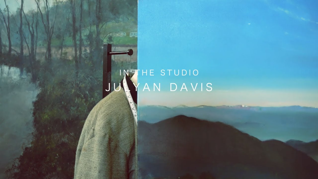 Blue Spiral 1 In The Studio - Julyan Davis - Process