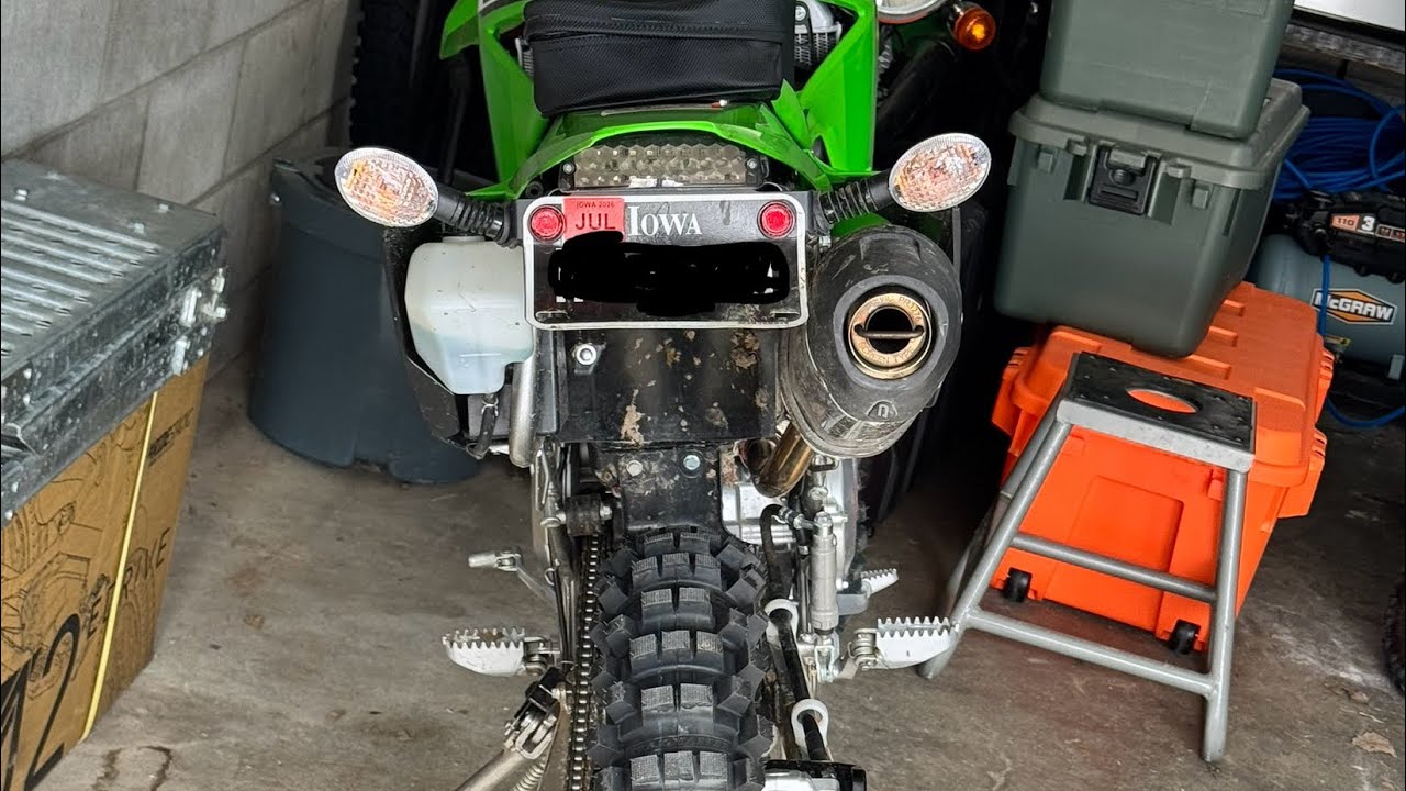 2025 Kawasaki KLX300 Tail Tidy Upgrade | $50 Fender Delete Mod