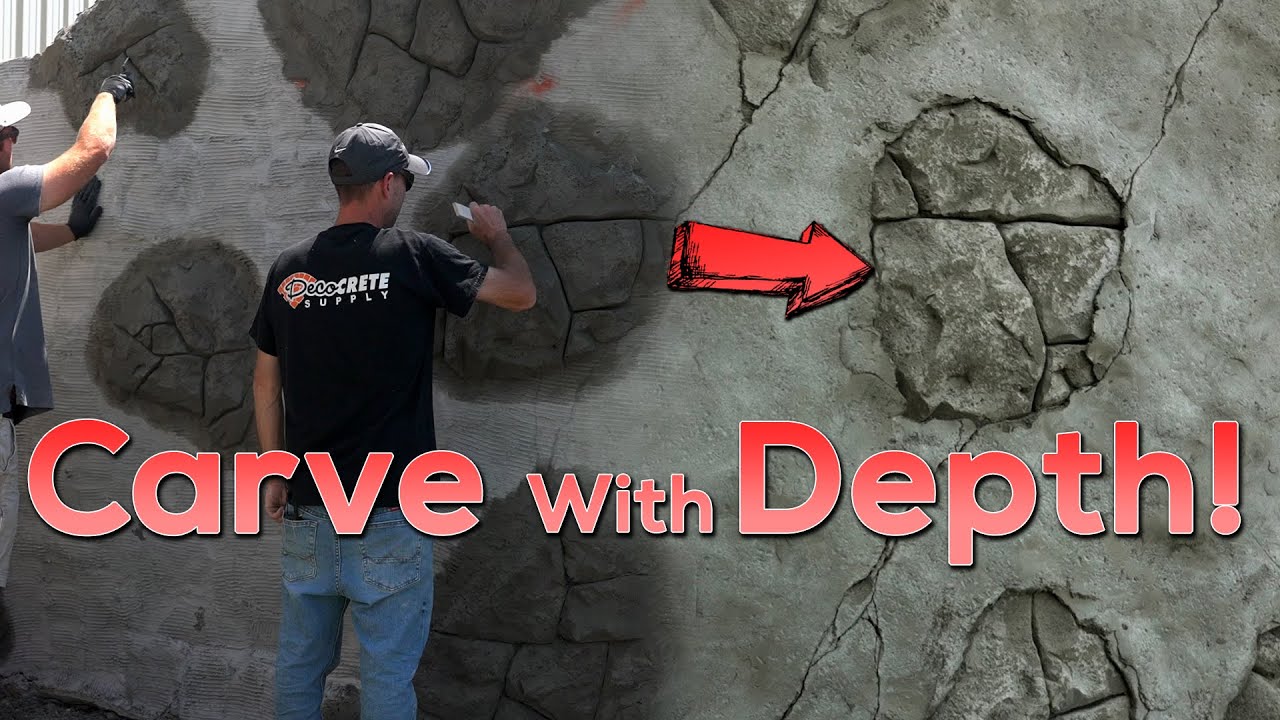Create Depth in Vertical Concrete