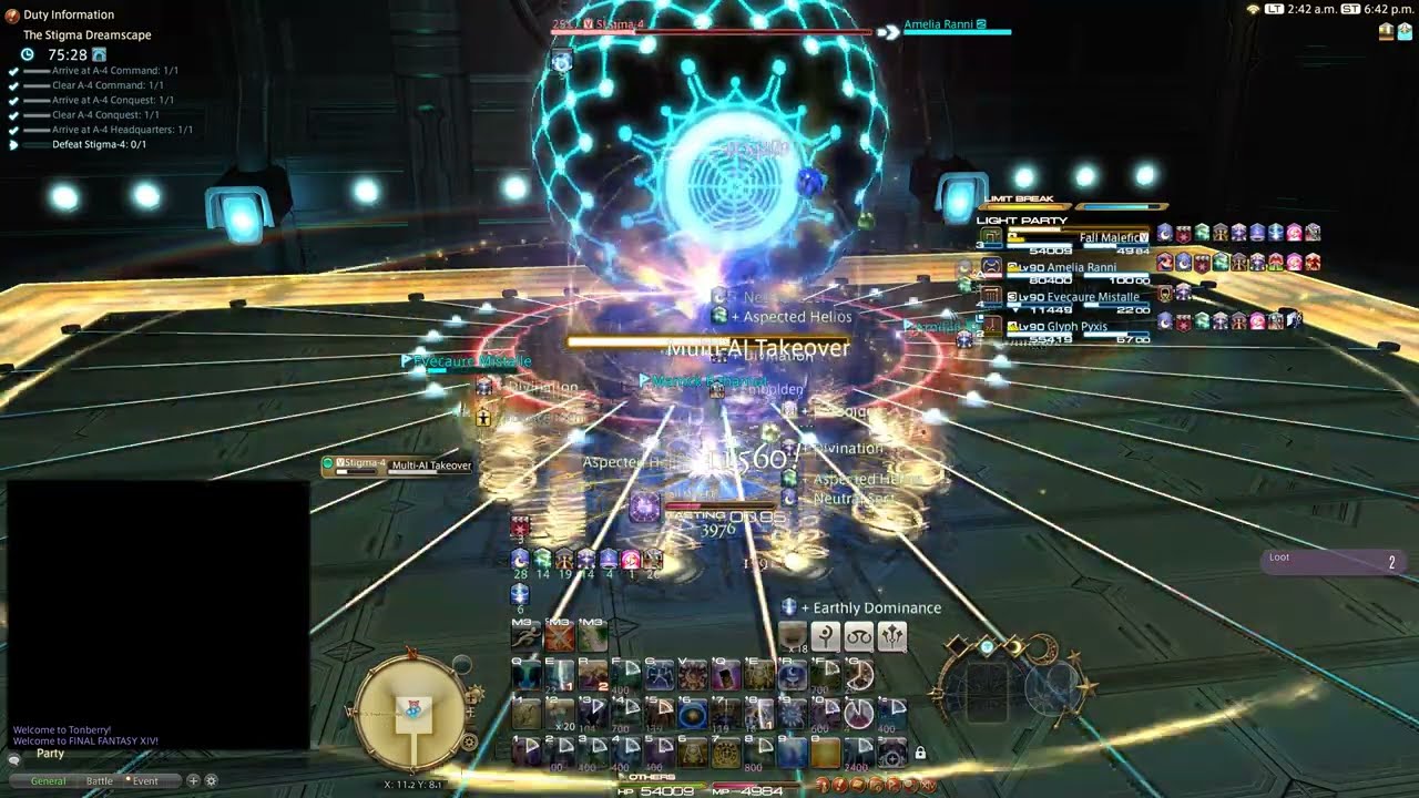 FINAL FANTASY XIV ONLINE - Level 90 Dungeon : The Stigma Dreamscape - Astrologian - AST POV 4K