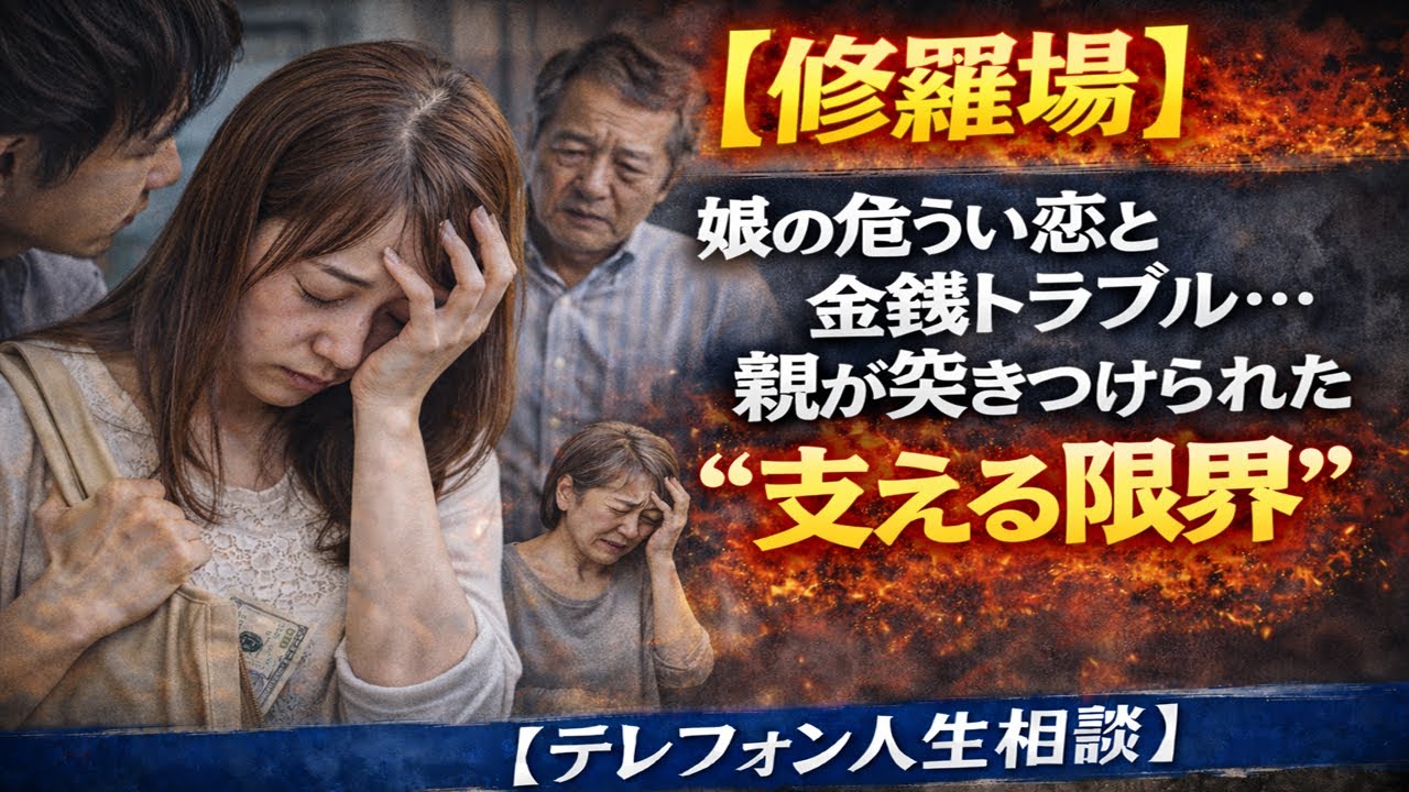 【修羅場】娘の危うい恋と金銭トラブル…親が突きつけられた“支える限界”】 [テレフォン人生相談 ]