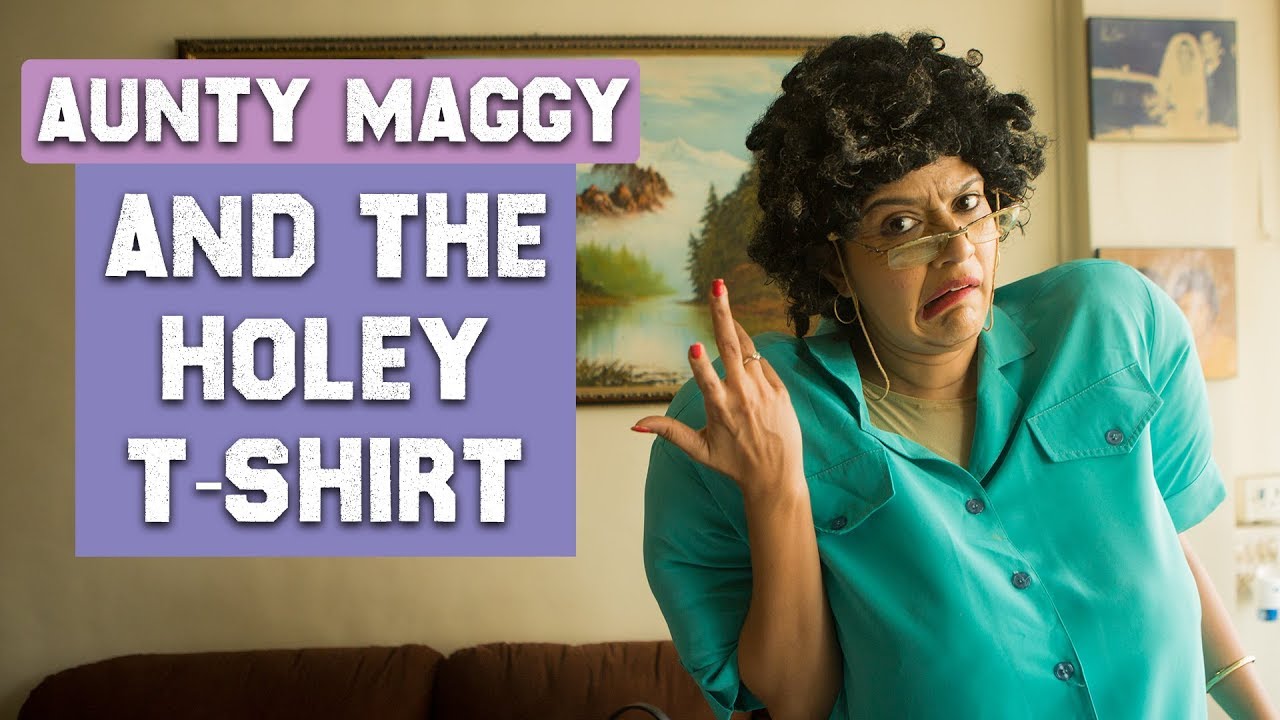 Holey T-shirts, Destroyed T -Shirts, Distressed T shirts in 'Maggy's Hole-Hearted'
