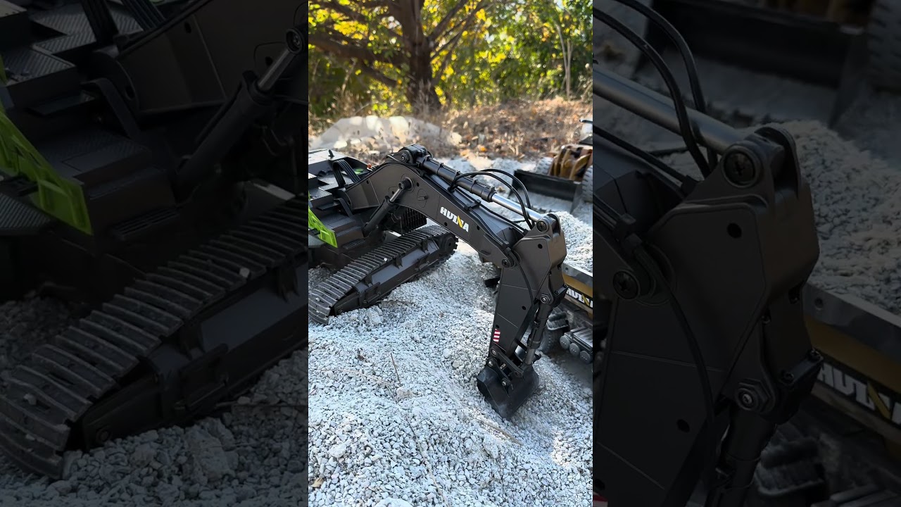 Huina 1593 Rc Excavator - Just like controlling a robot
