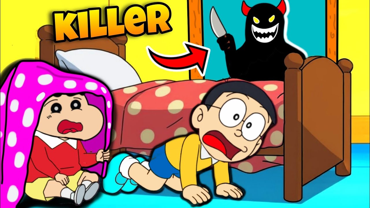 Shinchan & Nobita Play Sleep Or Die Challenge 😱😱 | Shinchan And Nobita Game | Funny Game |