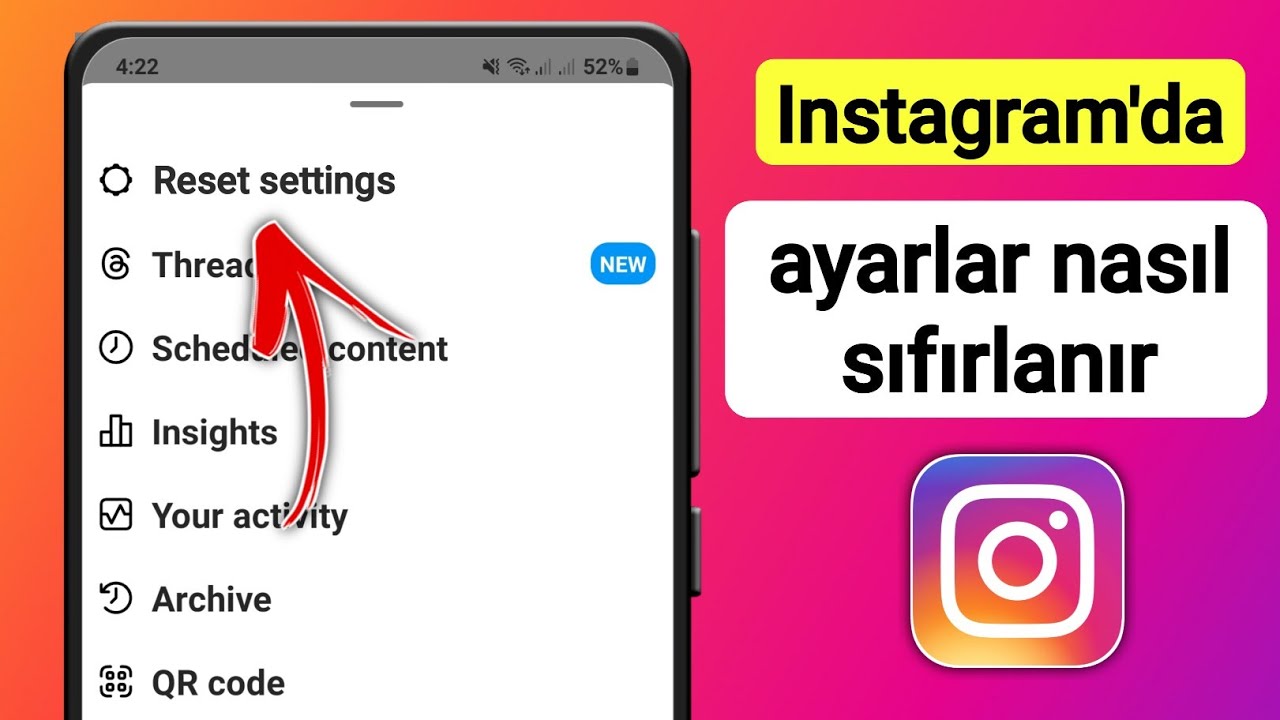 Instagram'da Ayarlar Nasıl Sıfırlanır (Yeni 2024) | Instagram Ayarları Nasıl Sıfırlanır?