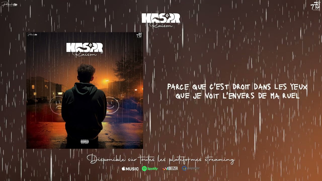 Kaspr - Raison (Lyrics Officiel) Prod. TTS.BEATS