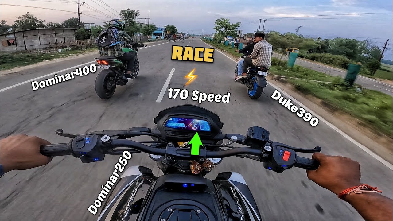 Mera DrEAm Sunday ride 😌 | Dominar 400 Duke390 Race 🤯 | 170+ Speed ⚡️
