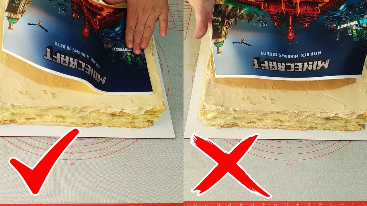 Вафельная или сахарная картинка? В чём разница! ☝️Правила нанесения съедобной бумаги.☝️