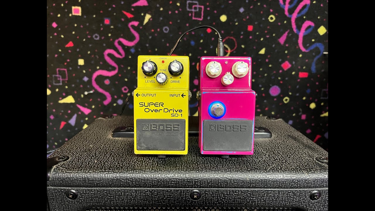 Boss SD-1 (super duper mod) DIY