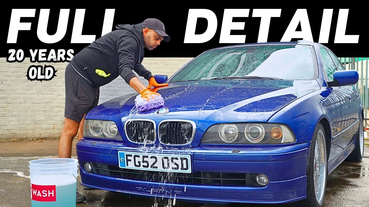 20 Year's Old Bmw Alpina Full Detail - Exterior Car Washing