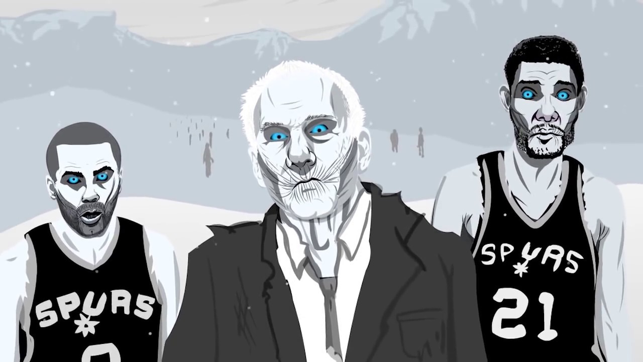 King James & Spurs White Walkers | Game of Zones S1 E1