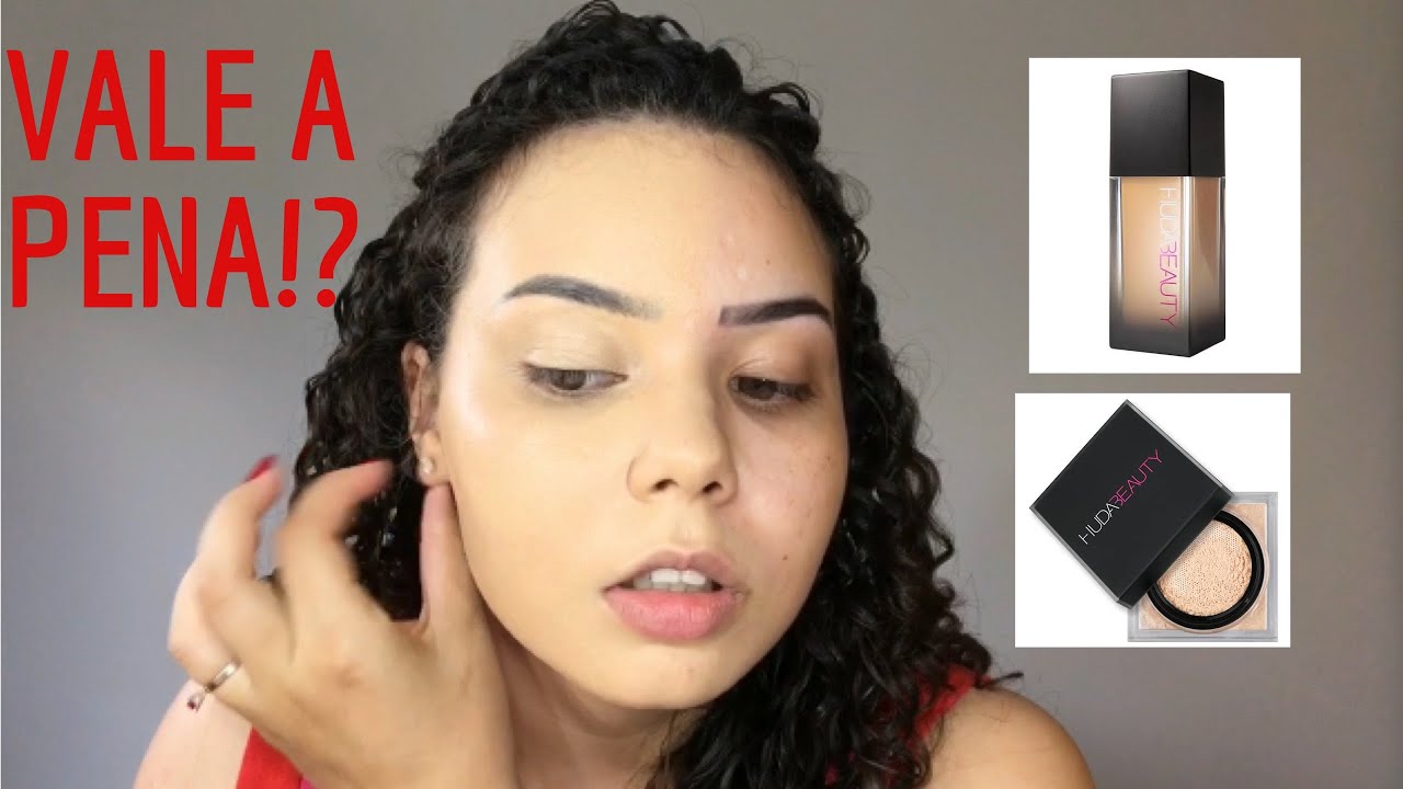 RESENHA BASE e PÓ HUDA BEAUTY/ VALE A PENA!?