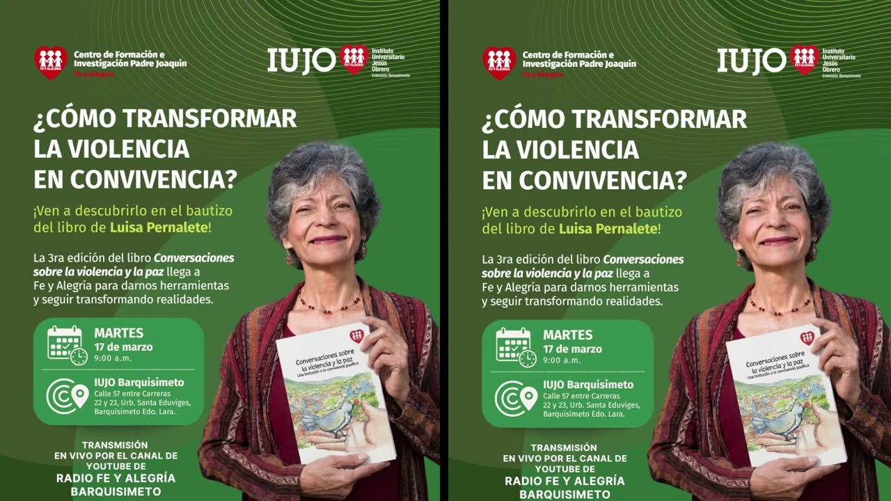 BAUTIZO DEL LIBRO - CONVERSACIONES SOBRE LA VIOLENCIA Y LA PAZ